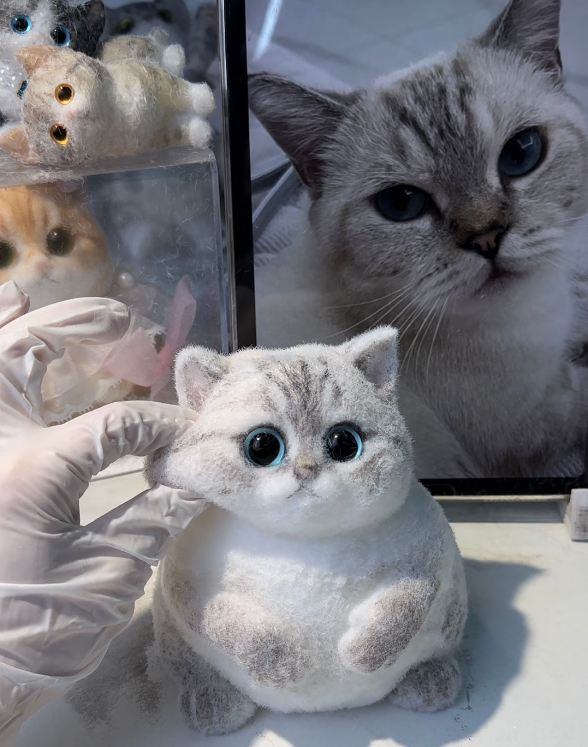 A002: Customized Chubby Big Size Silicone Cat