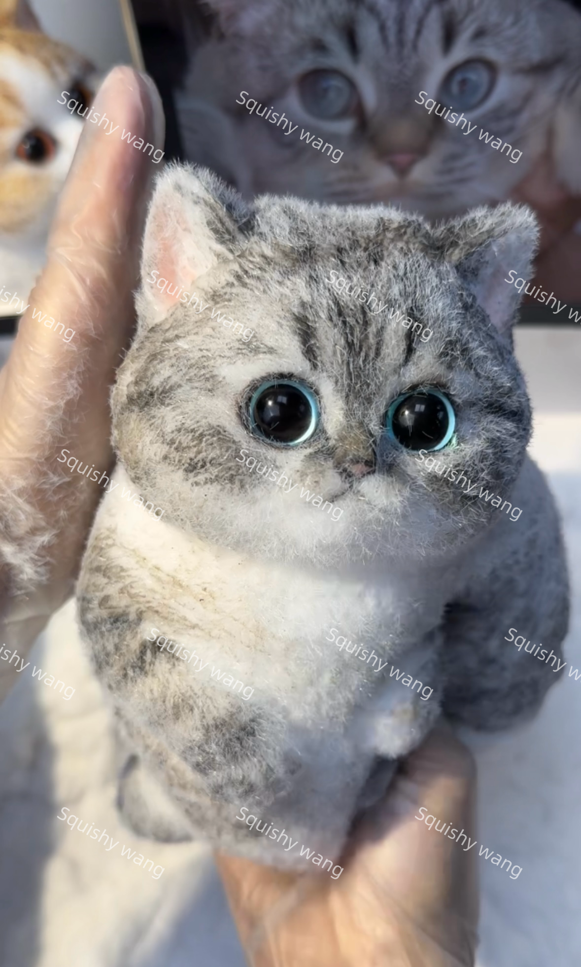 A002: Customized Chubby Big Size Silicone Cat