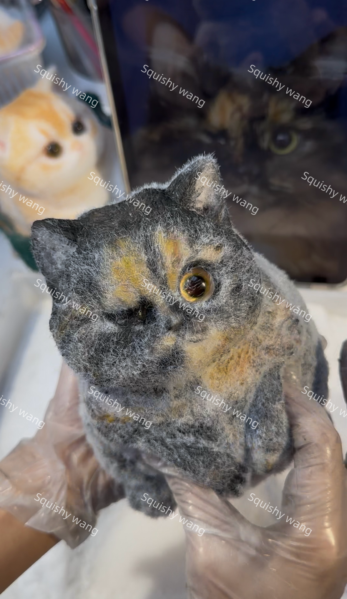 A002: Customized Chubby Big Size Silicone Cat