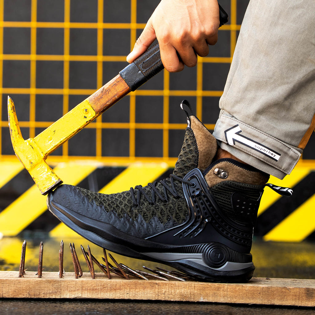 QD Comfortable Steel Toe Work Boots