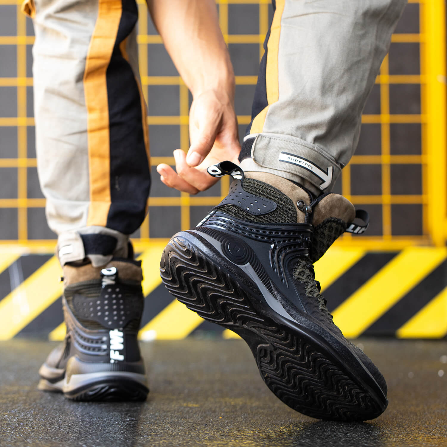 QD Comfortable Steel Toe Work Boots