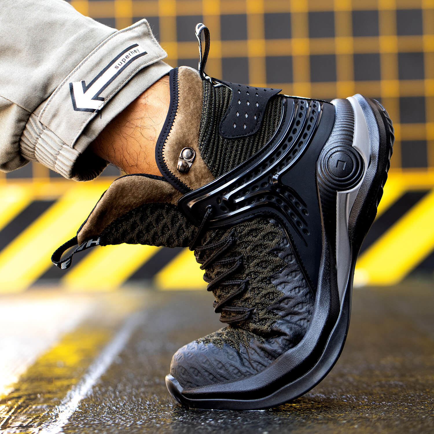 QD Comfortable Steel Toe Work Boots