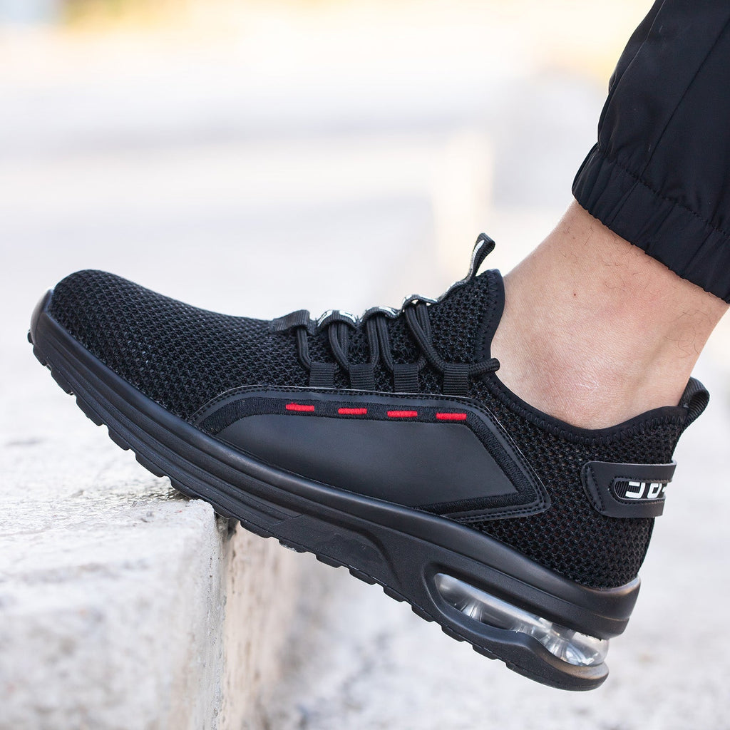 QD Breathable Lightweight Steel Toe Shoes