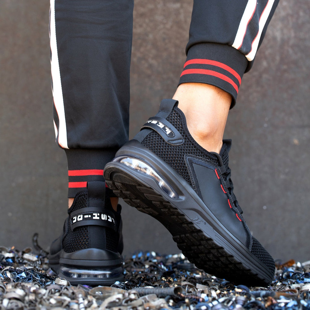 QD Breathable Lightweight Steel Toe Shoes