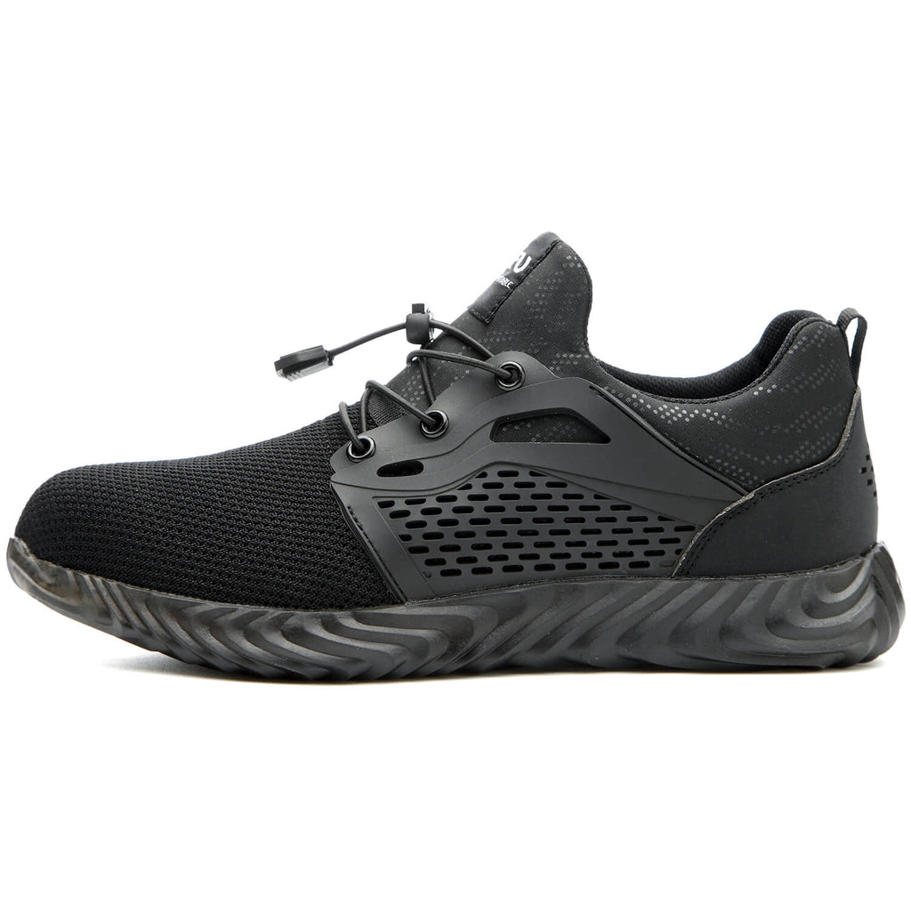 QD Breathable Non-Slip Steel Toe Safety Shoes