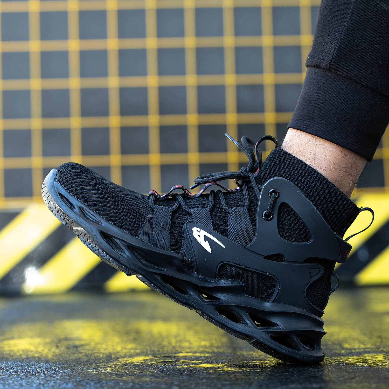 QD Comfortable Steel Toe Safety Shoes