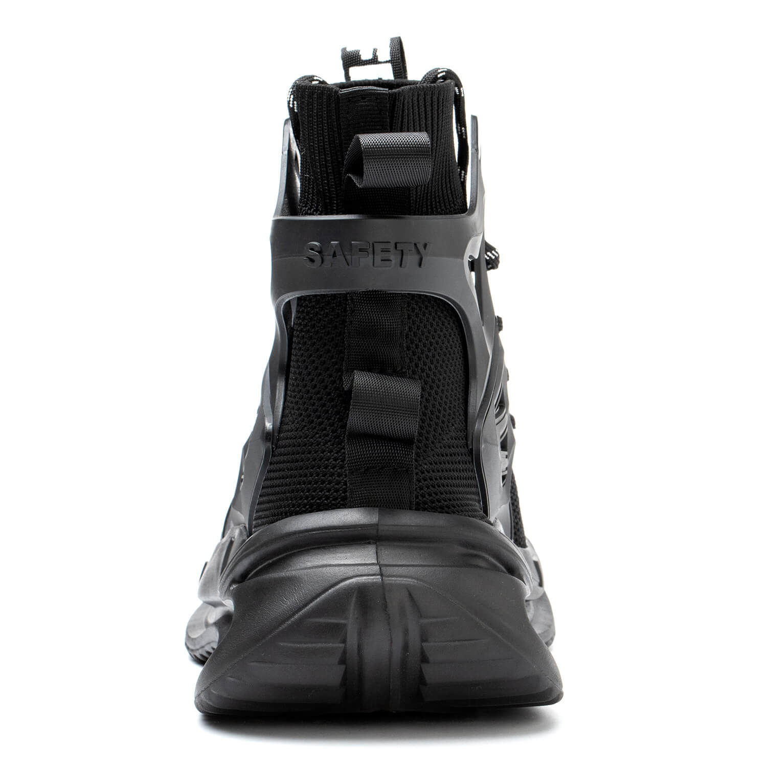 QD Men's High-Top Steel Toe Work Shoes