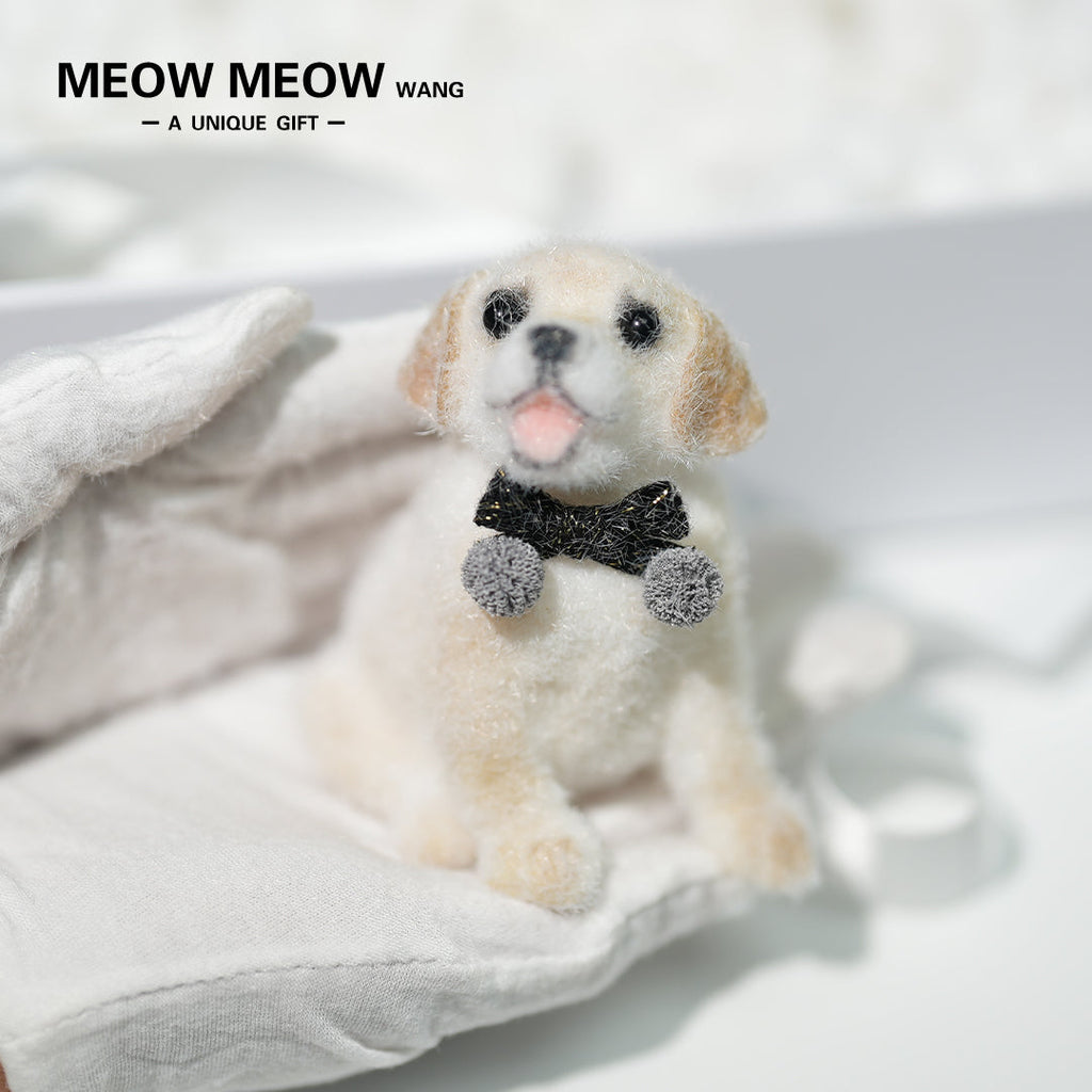 D03:Gentleman Labrador with A Black Bow