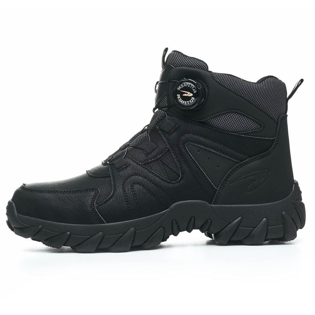 QD 6" Knob-Lacing Non-Slip Steel Toe Boots