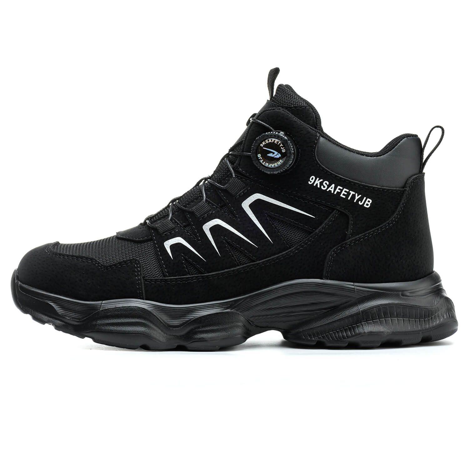 QD Steel Toe Knob-Lacing Lightweight Work Boots