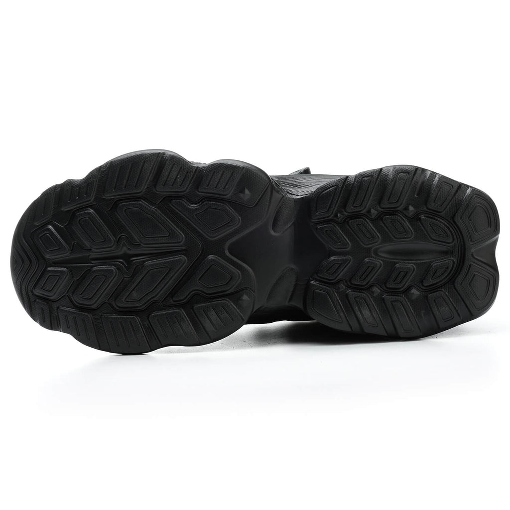 QD Steel Toe Knob-Lacing Lightweight Work Boots