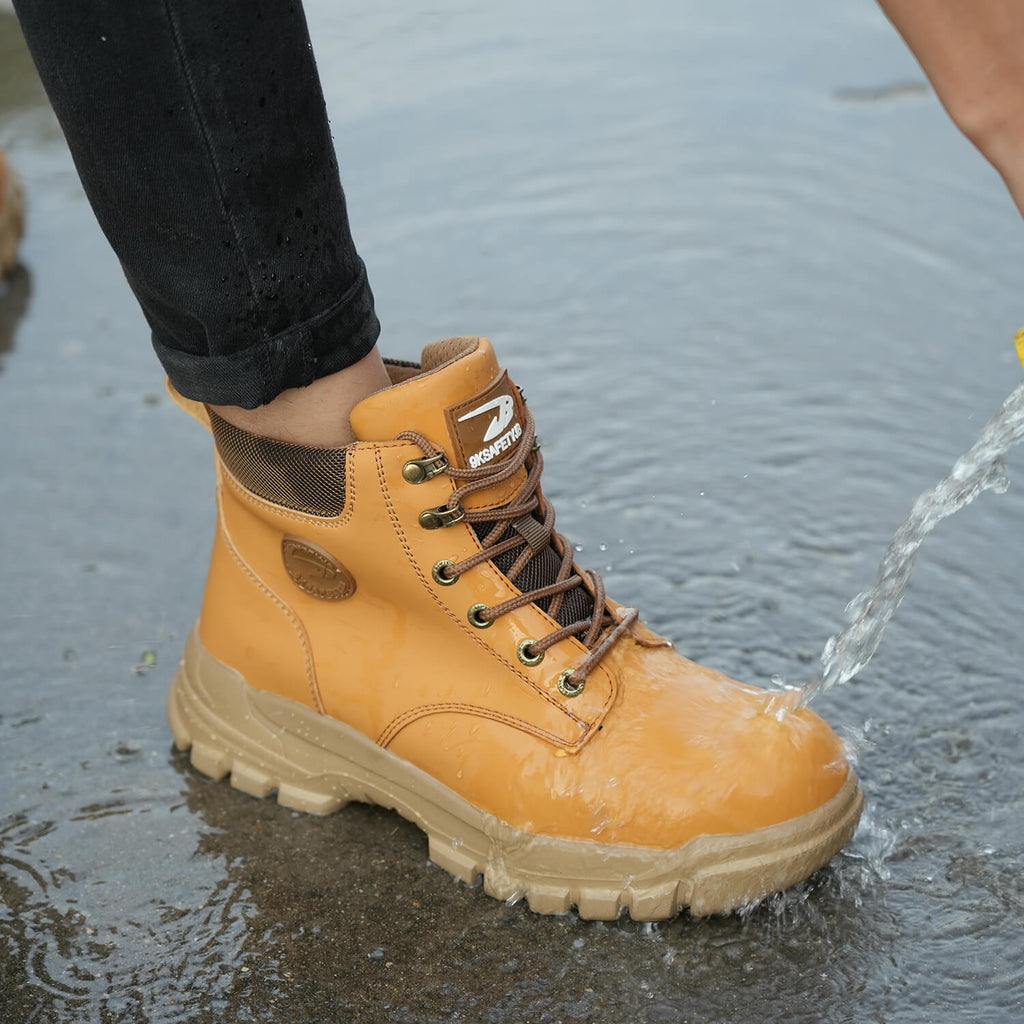 QD 6" Steel Toe Waterproof Work Boots