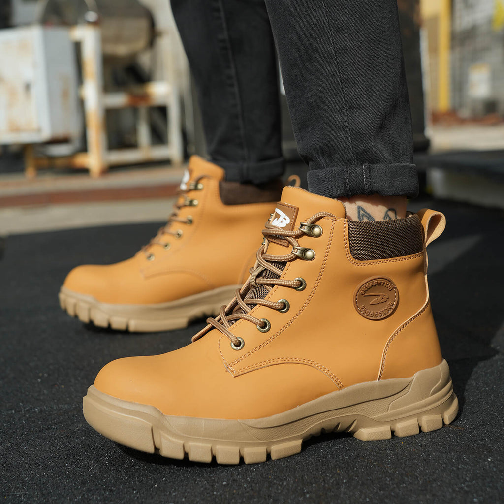 QD 6" Steel Toe Waterproof Work Boots