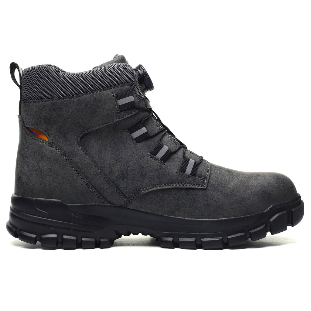 QD 6" Knob-Lacing Waterproof Steel Toe Boots
