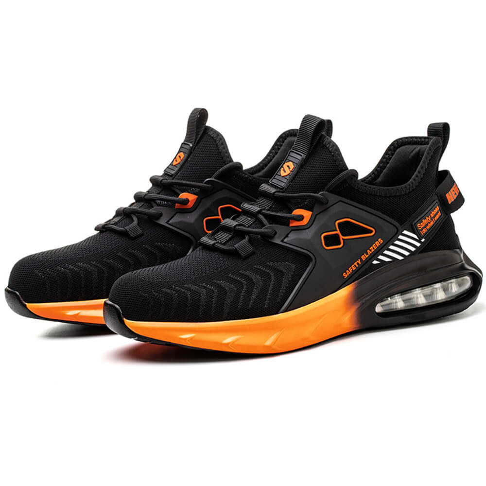 QD Air Cushion Stylish Steel Toe Sneakers