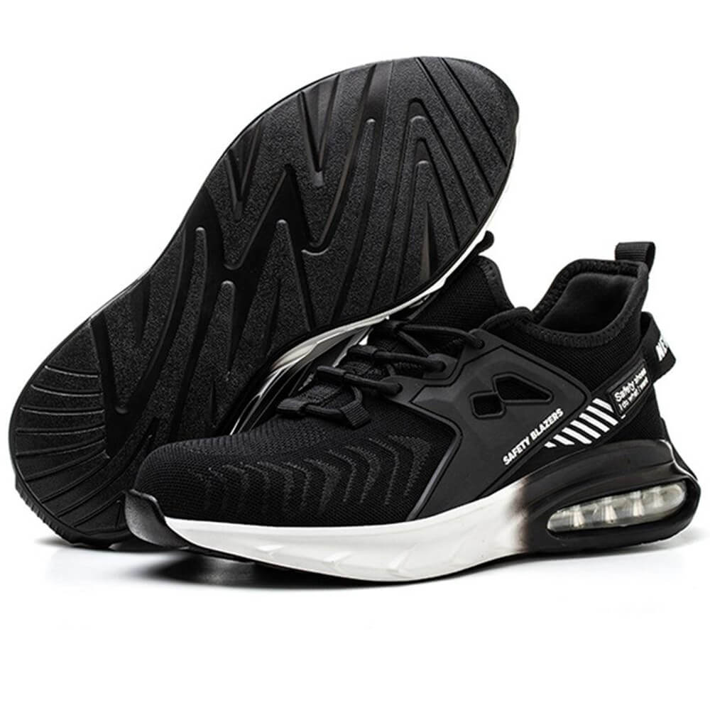 QD Air Cushion Stylish Steel Toe Sneakers