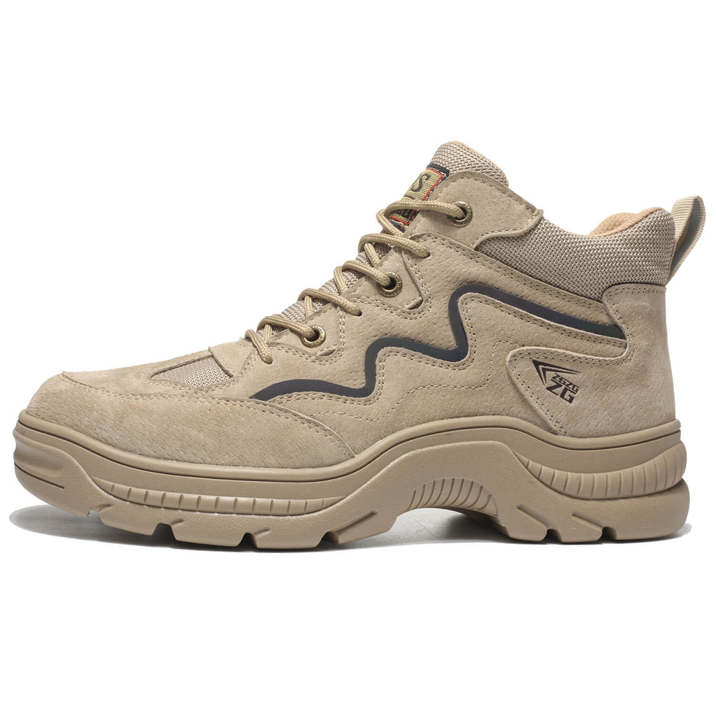 QD Comfortable Anti-Slip Steel Toe Boots