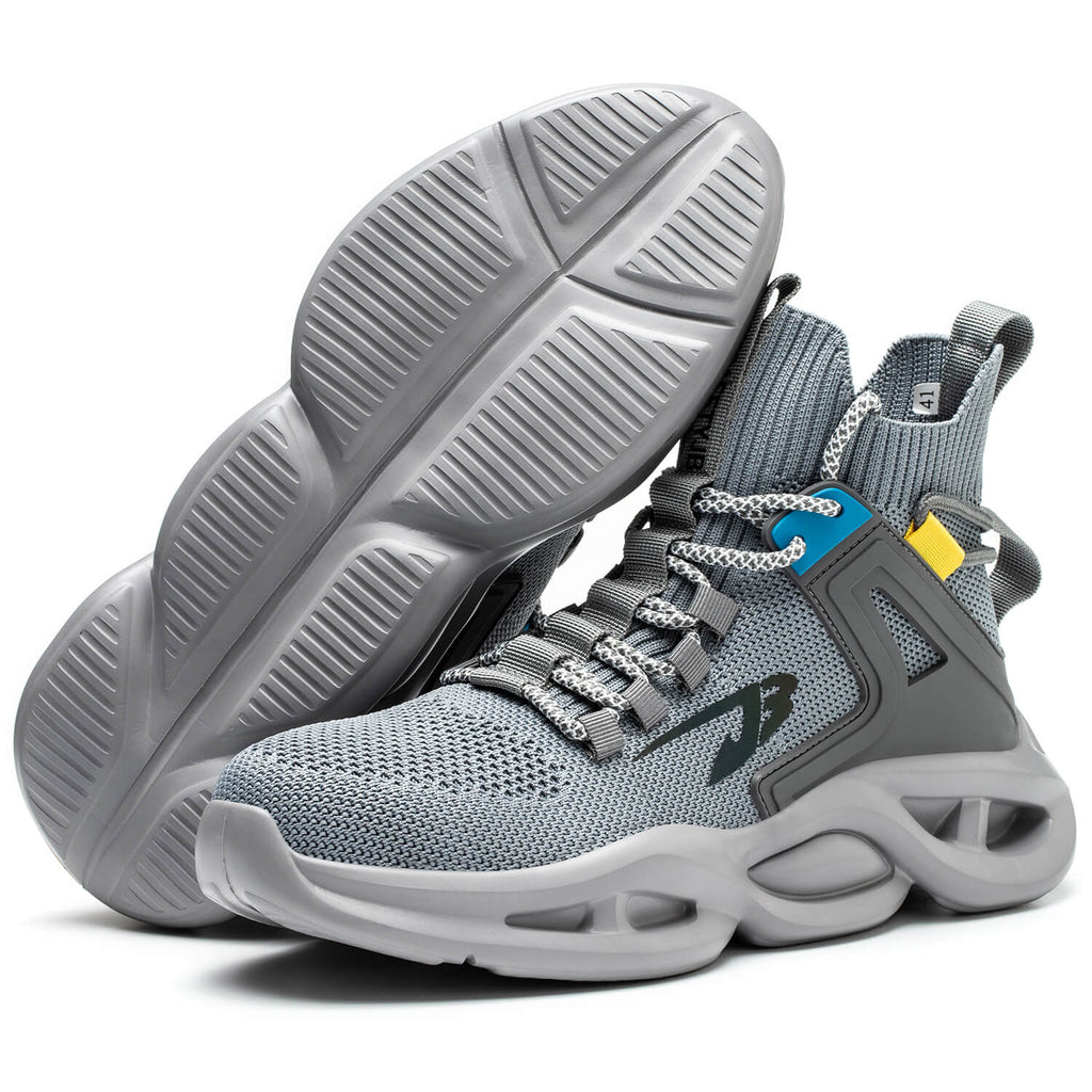 QD Comfortable High-Top Steel Toe Shoes