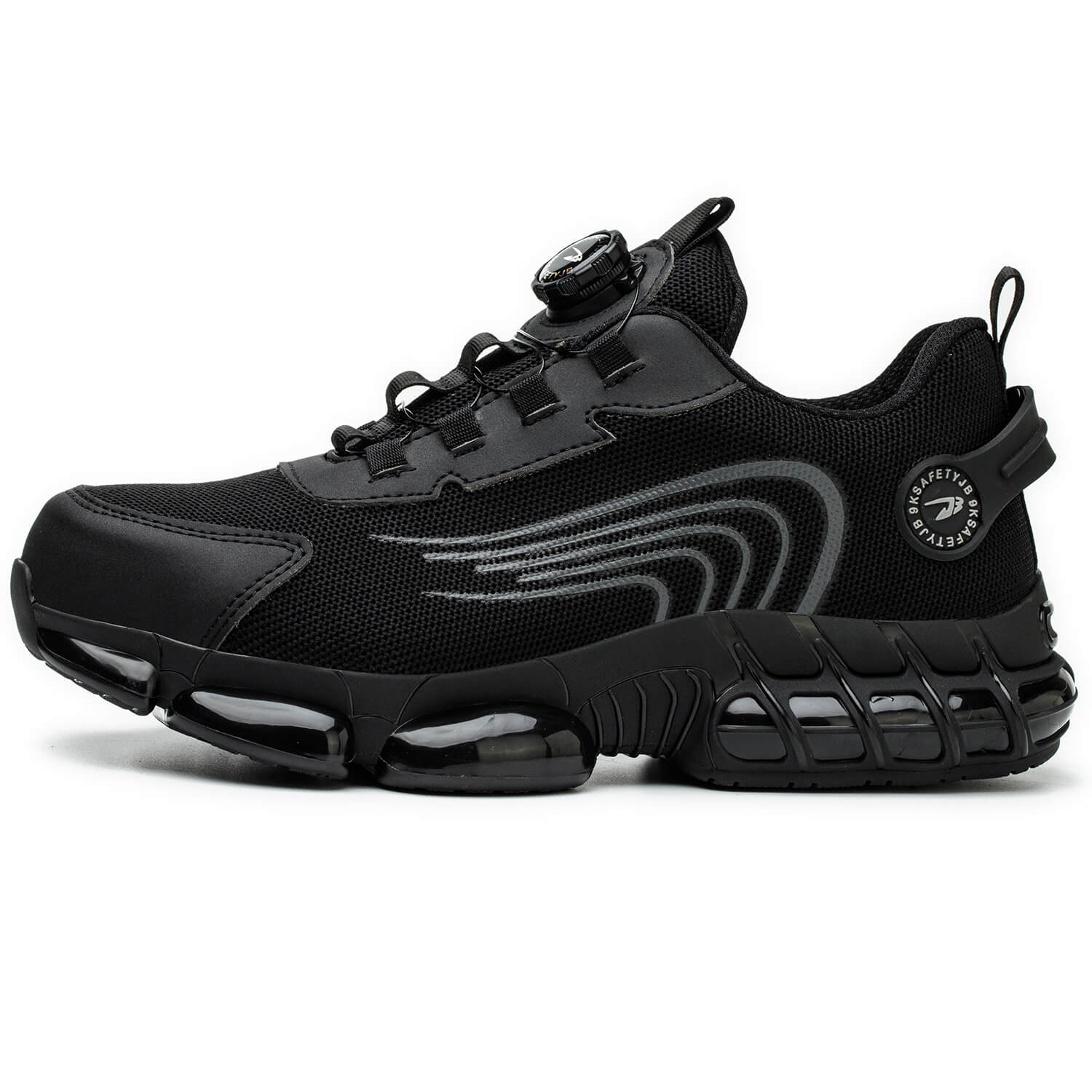 QD Knob Lacing Steel Toe Work Shoes