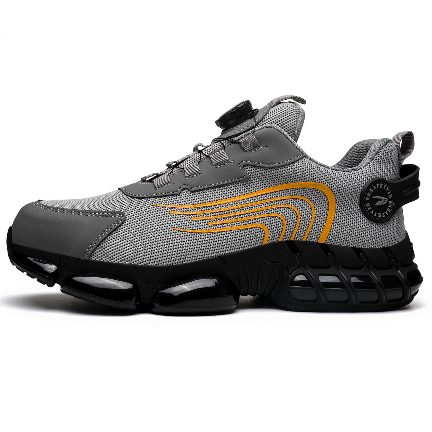 QD Knob Lacing Steel Toe Work Shoes