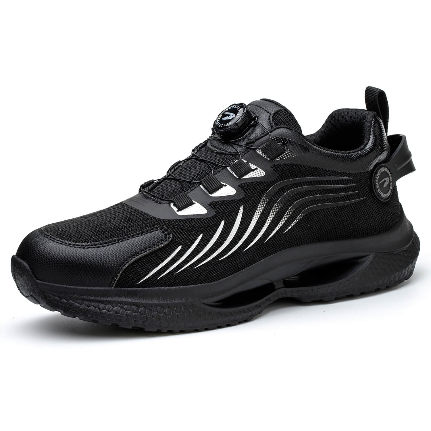 QD Knob Lacing Steel Toe Work Sneakers