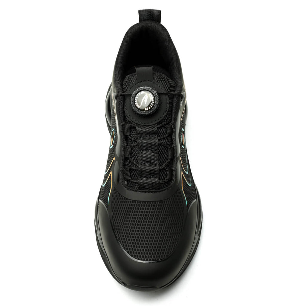 QD Knob Lacing Water-resistant Steel Toe Sneakers