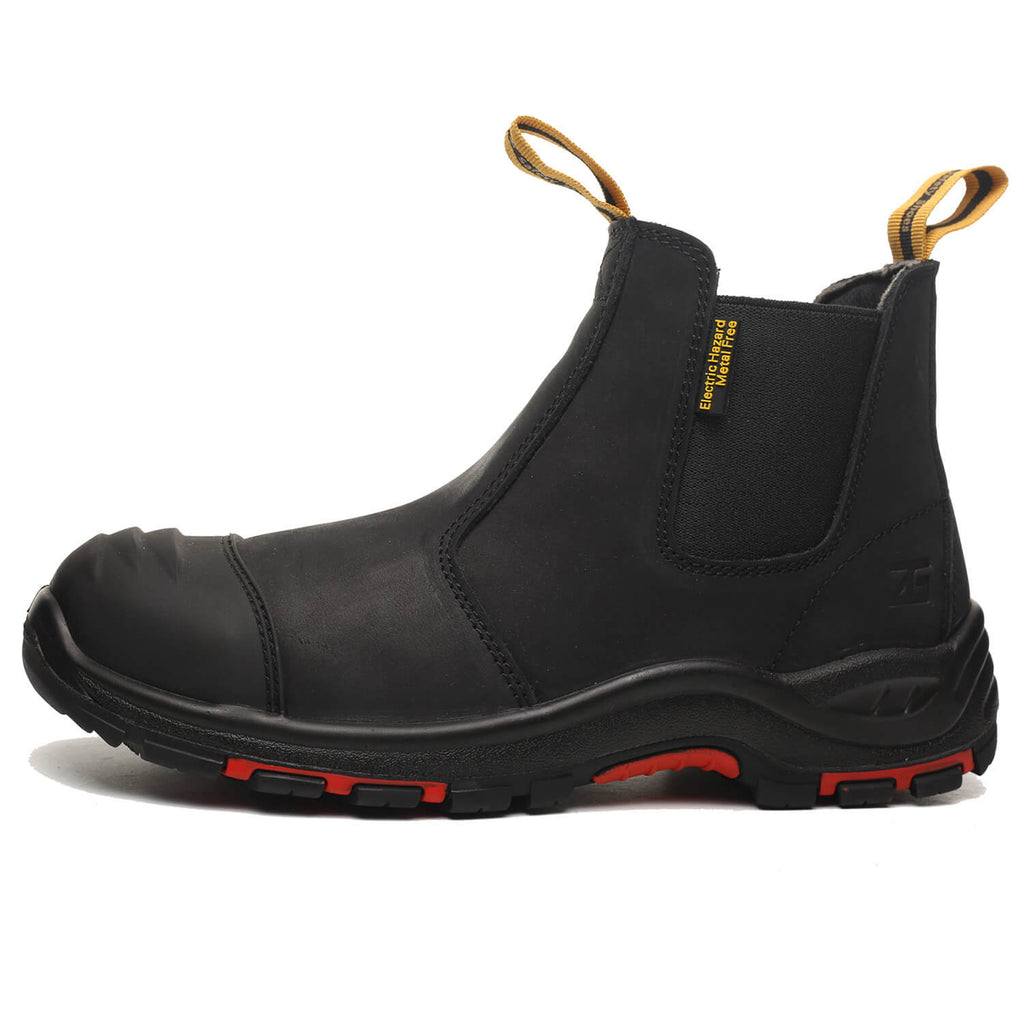 QD Men's 6" Composite Toe Slip-On Work Boots