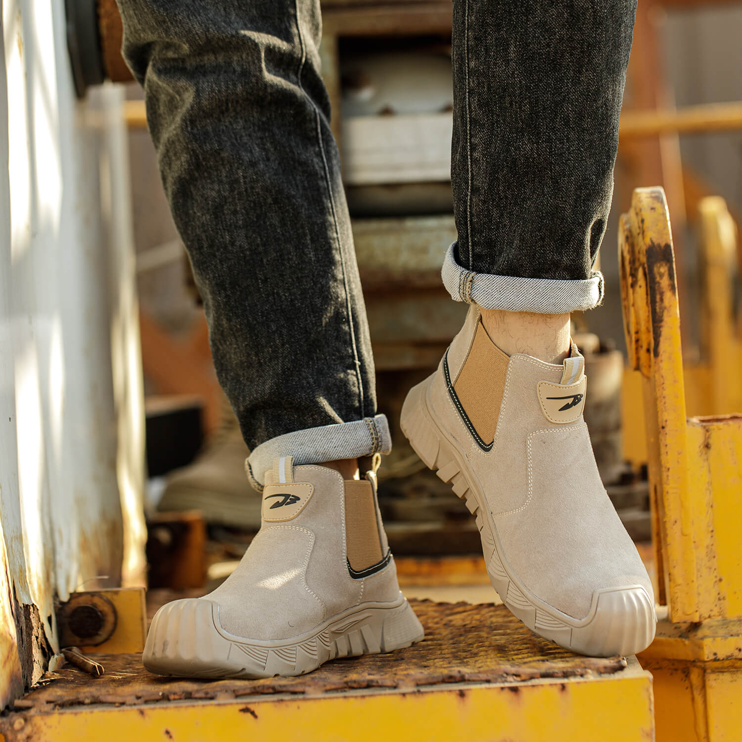 QD Slip-On Steel Toe Work Boots