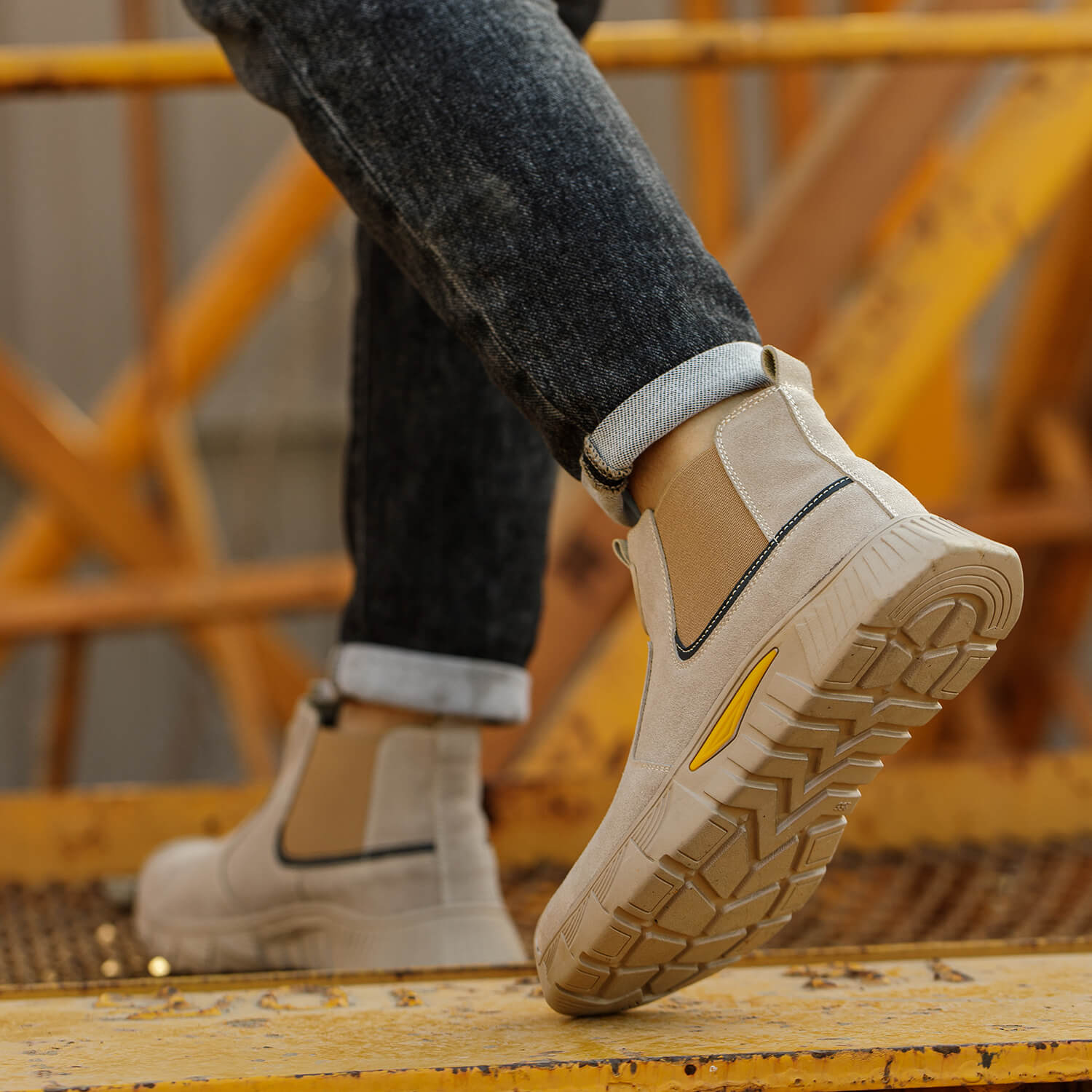 QD Slip-On Steel Toe Work Boots
