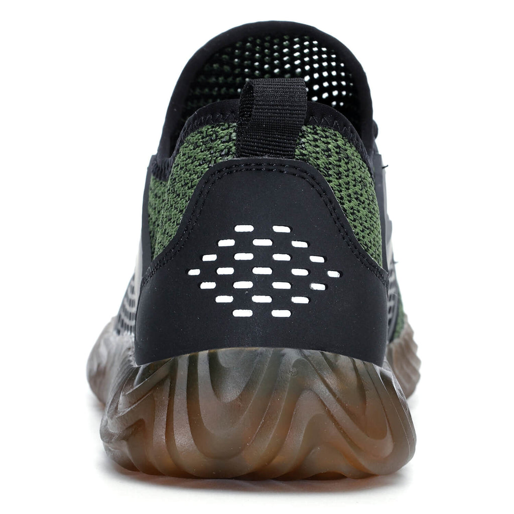 QD Breathable Slip-Resistant Steel Toe Work Shoes