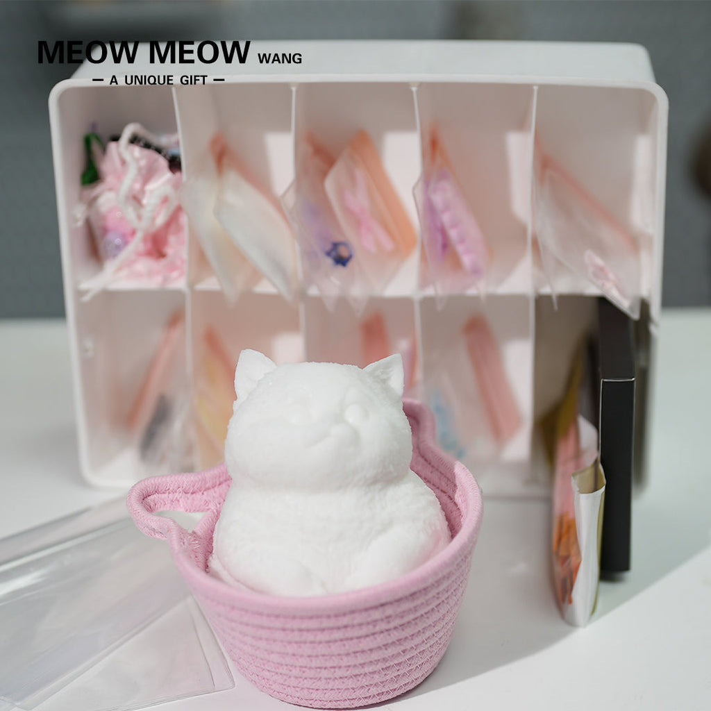 A15: The DIY Kit of Chubby Squishy Cat(48 items included)