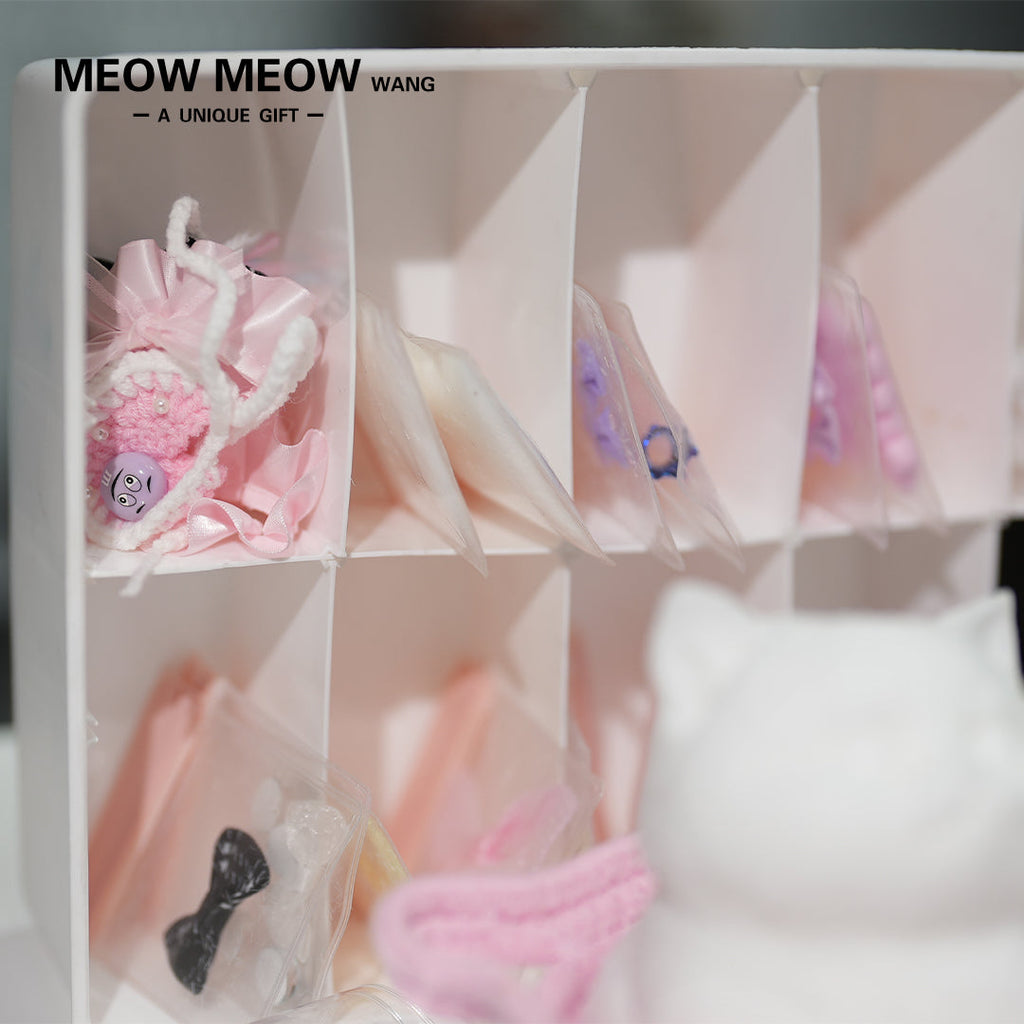 A15: The DIY Kit of Chubby Squishy Cat(48 items included)