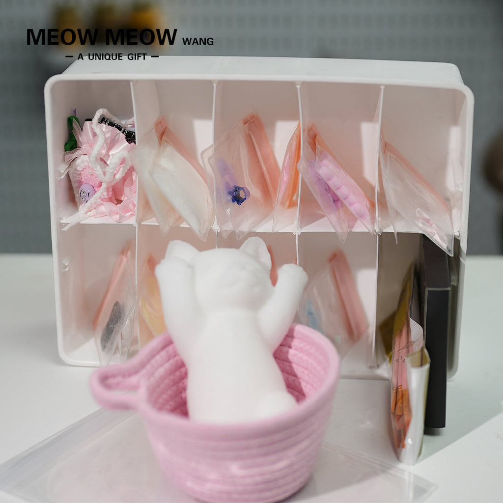 A16: The DIY Kit of Slim Squishy Cat (48items included)