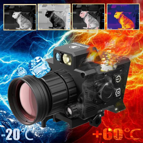⚡Warehouse Stock Expiring—Last Batch ⏰ Thermal Imaging Scope | 4 Pseudo-Color Infrared WIFI Shockproof Hunting Clip-on Thermal