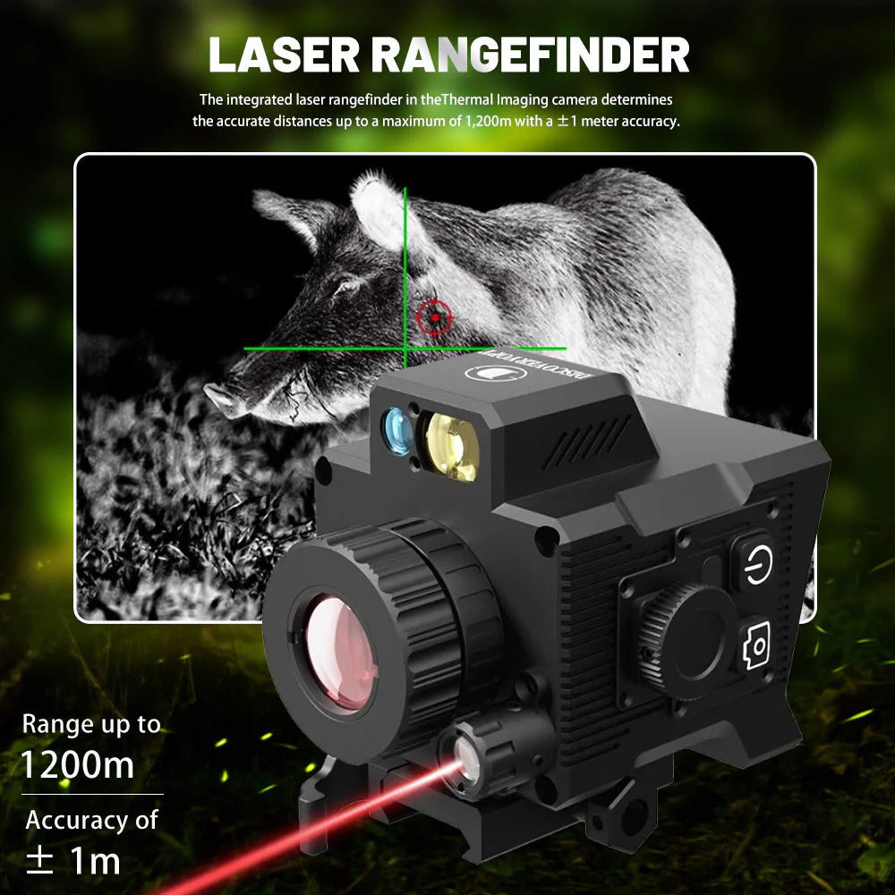 ⚡Warehouse Stock Expiring—Last Batch ⏰ Thermal Imaging Scope | 4 Pseudo-Color Infrared WIFI Shockproof Hunting Clip-on Thermal